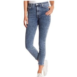 Taylor Hill By Joes Jeans High Rise Skinny Crop Acid Wash